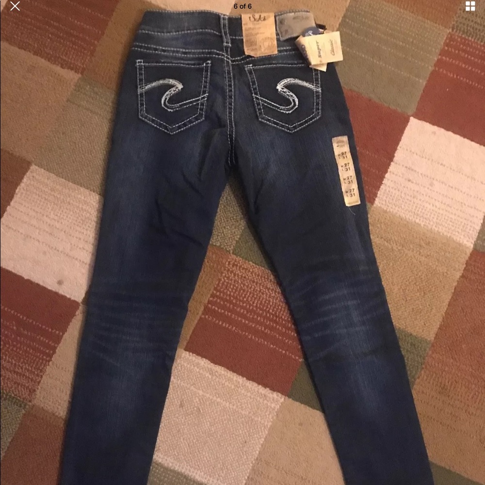Silver Jeans. Suki Skinny Super Stretch 27x31